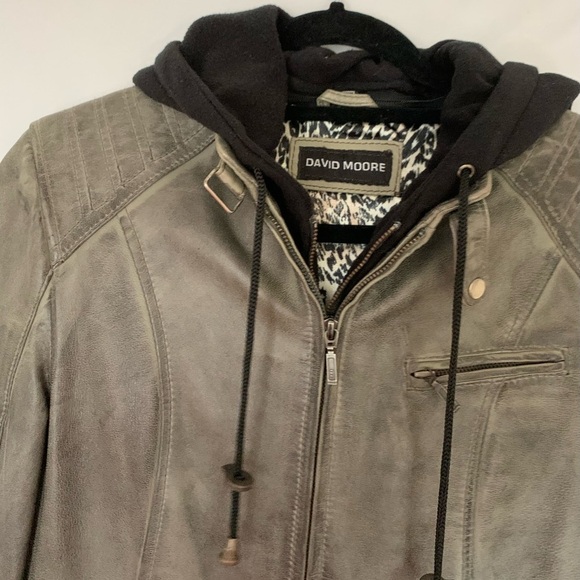 Awesome leather jacket David Moore. - Picture 3 of 12